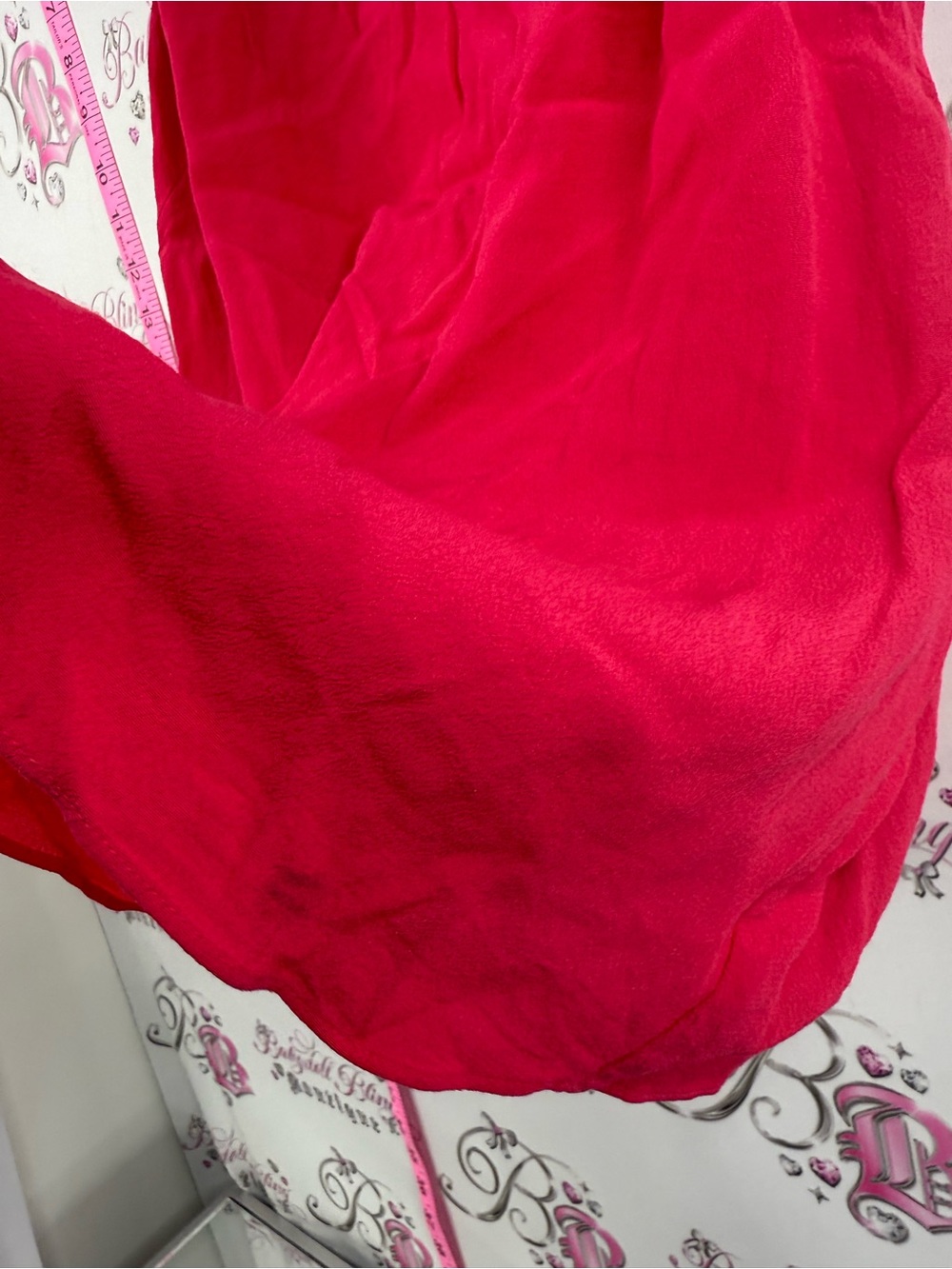 Wilfred free tank top flowy red Hot Pink Silk-Blend Cami Top - Picture 4 of 10